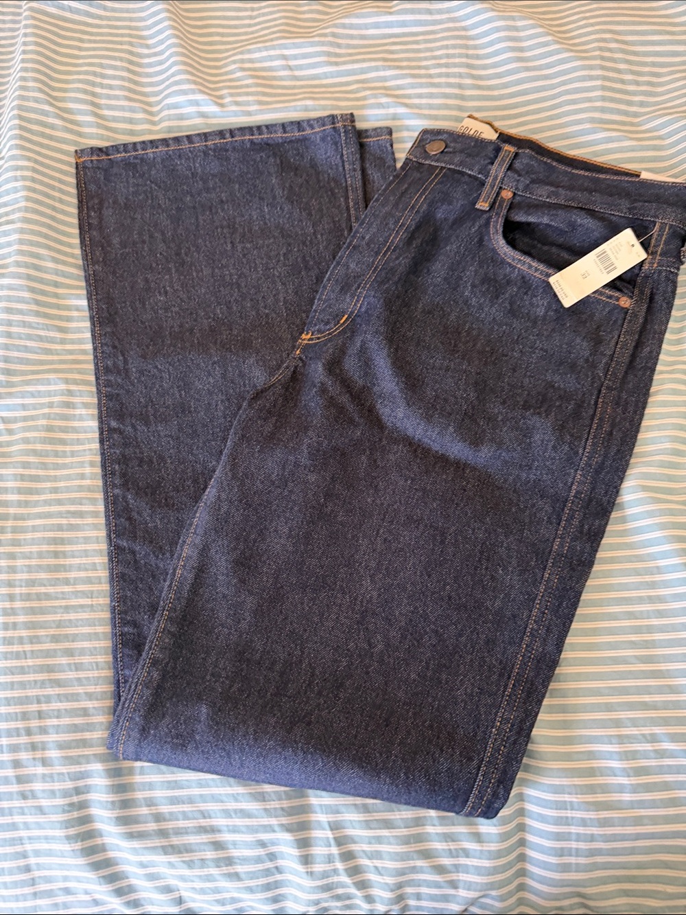 NWT Agolde Leena Hi Rise Boot Cut Jeans - Picture 2 of 6